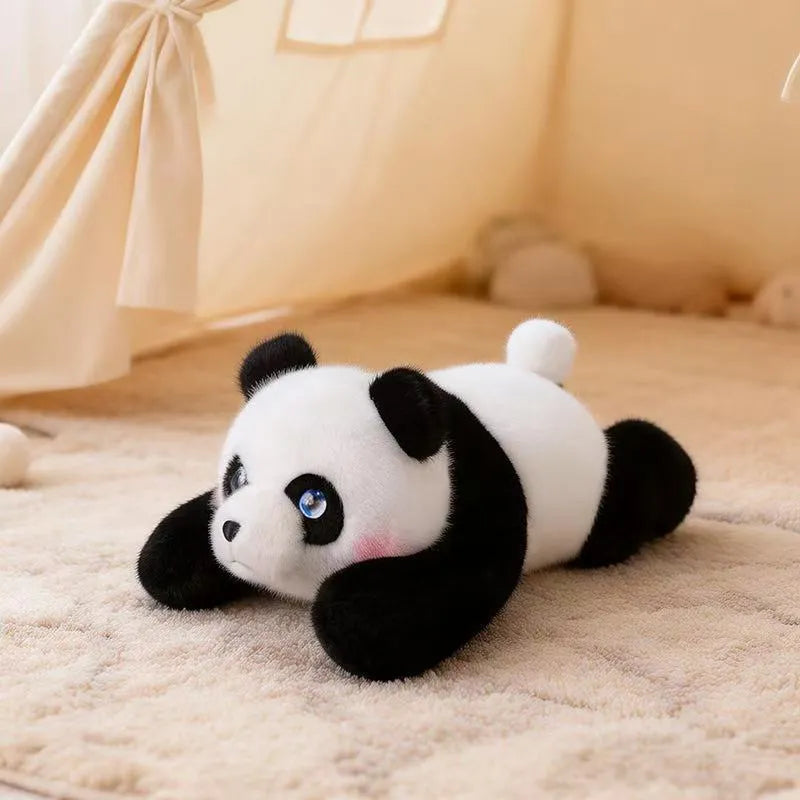 Cute AI Lay‑Down Panda Plush