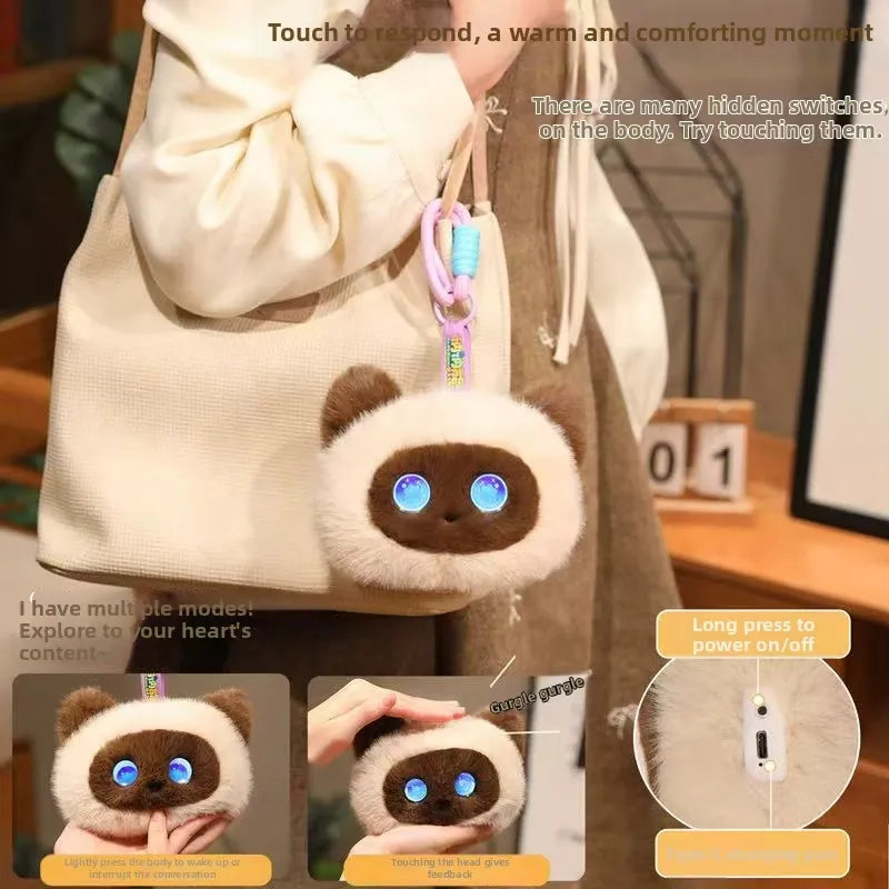 Cute AI Cat Alien Plush Toy
