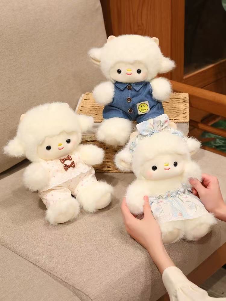 Cute Milky Fluff Lamb Plush Toy