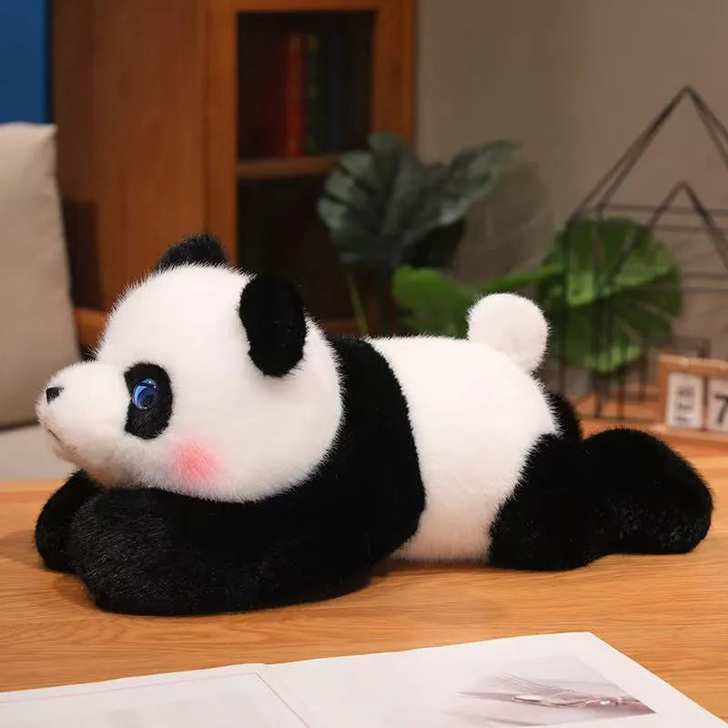 Cute AI Lay‑Down Panda Plush