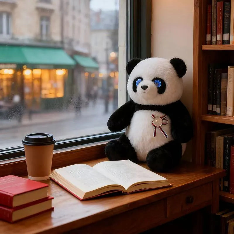 Cute AI Panda Robot Plush Toy