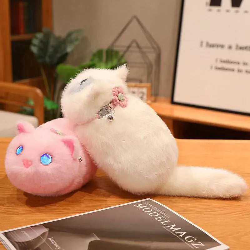 Cute AI Lying Cat Plush Toy