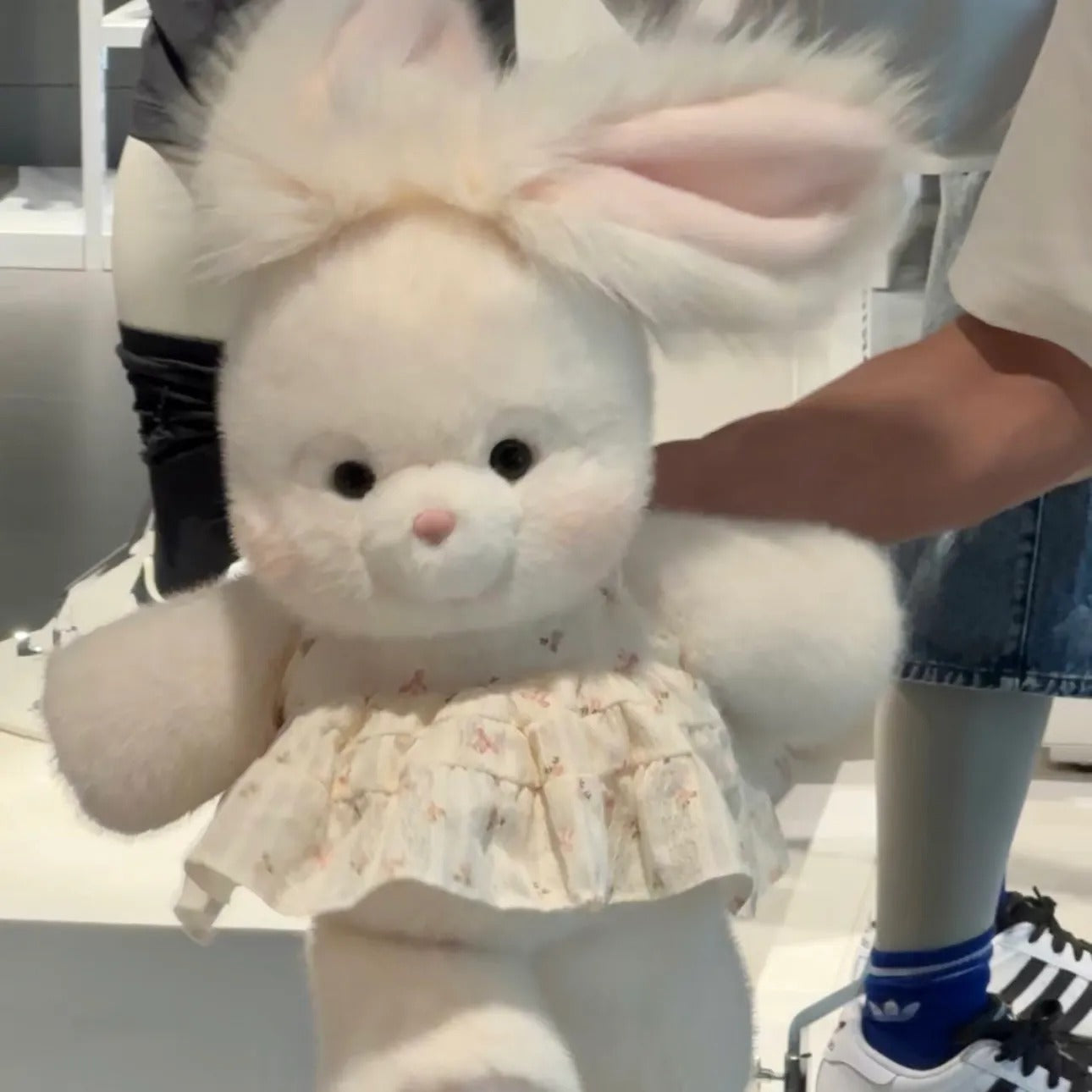 Cute Angora Bunny Plush Toy