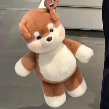 Cute Running Alaskan Malamute Stuffed Animal
