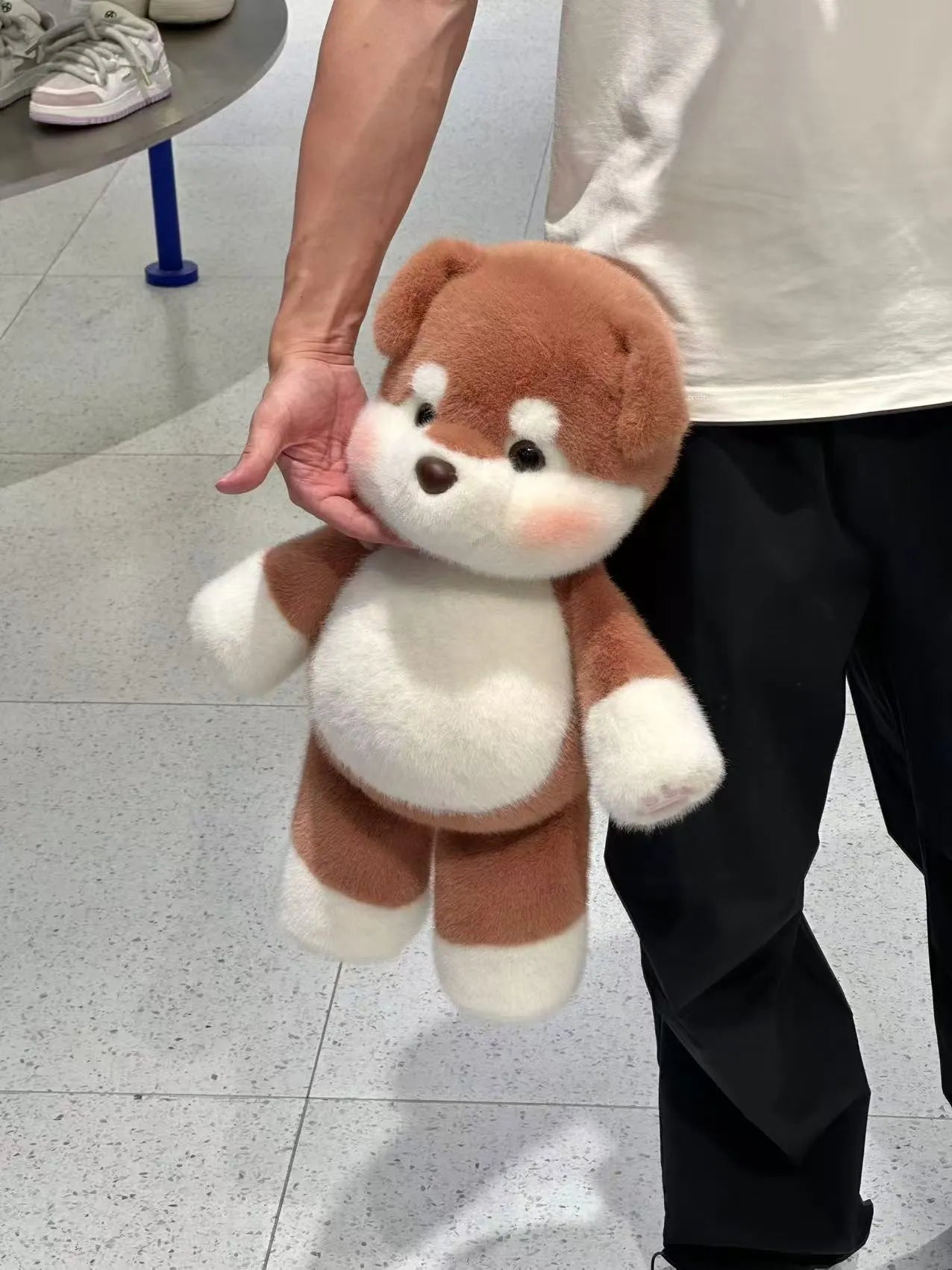 Cute Running Alaskan Malamute Stuffed Animal