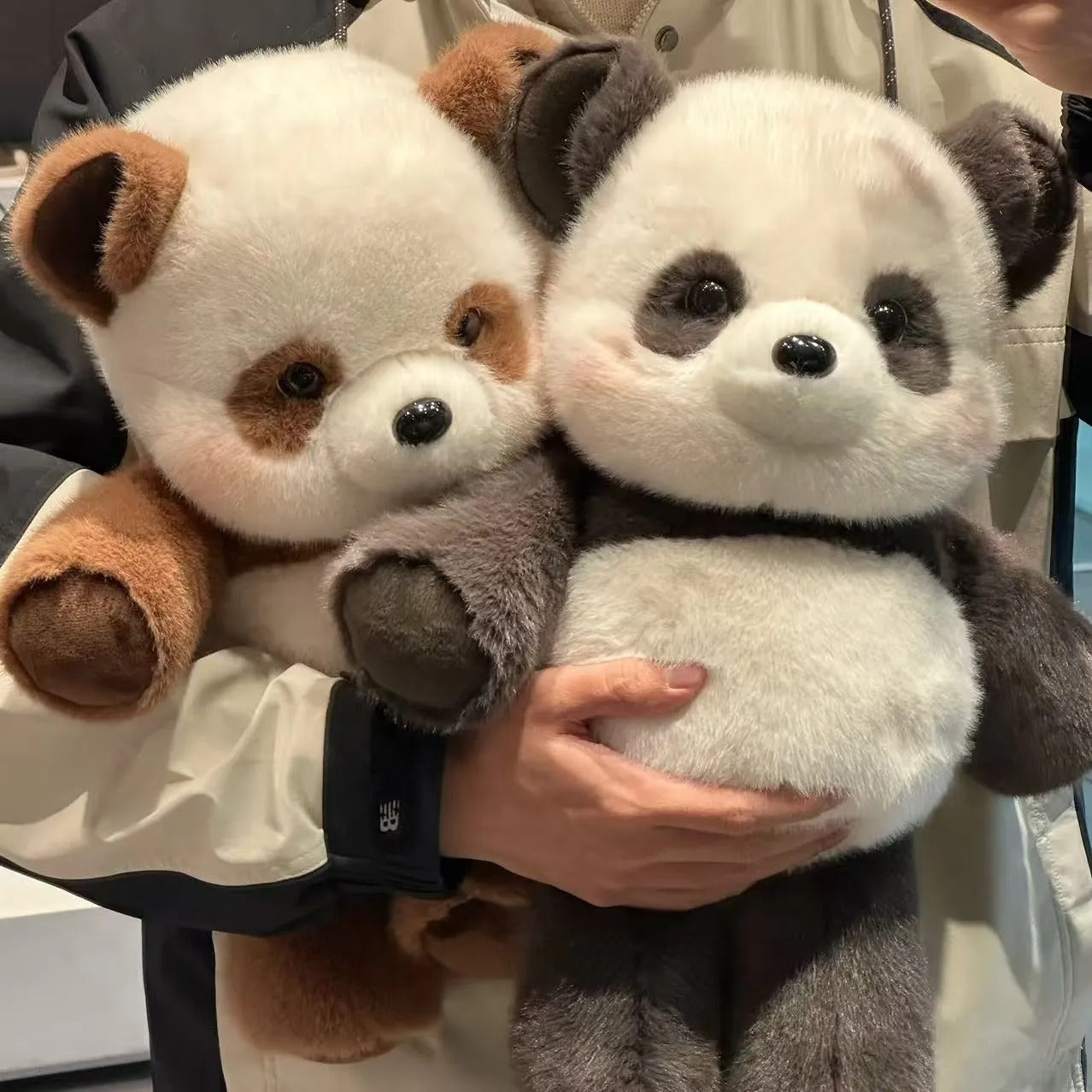 Cute Running Panda Plush Toy