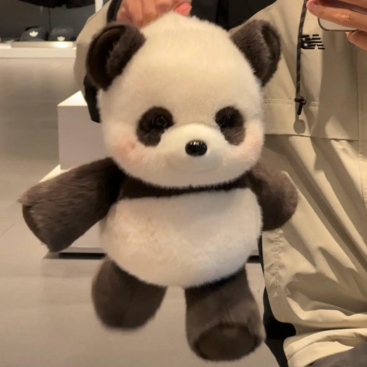 Cute Running Panda Plush Toy