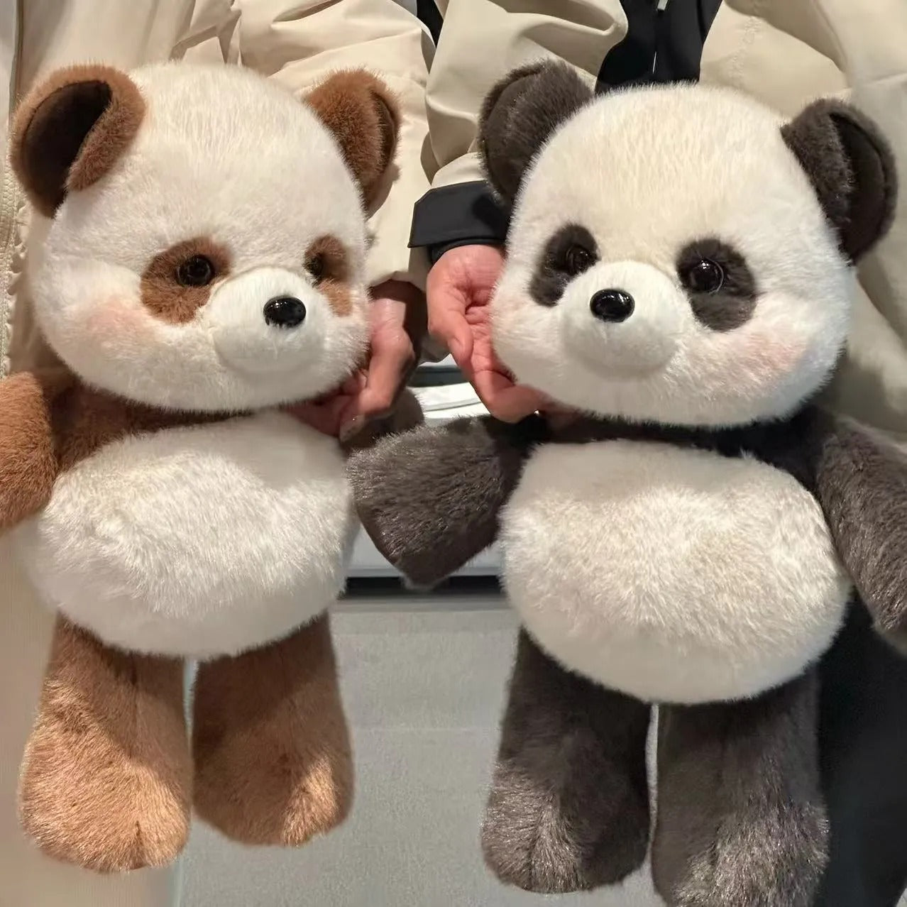 Cute Running Panda Plush Toy