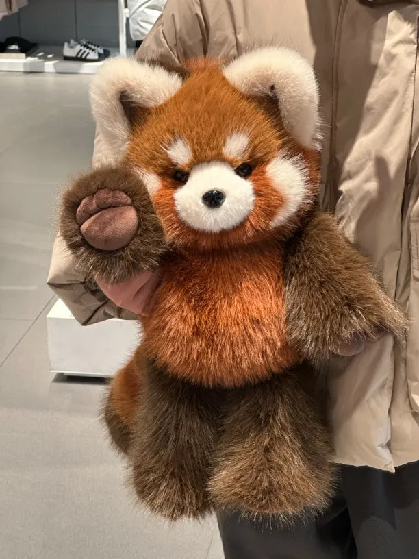 Cute Running Red Panda Stuffed Animal