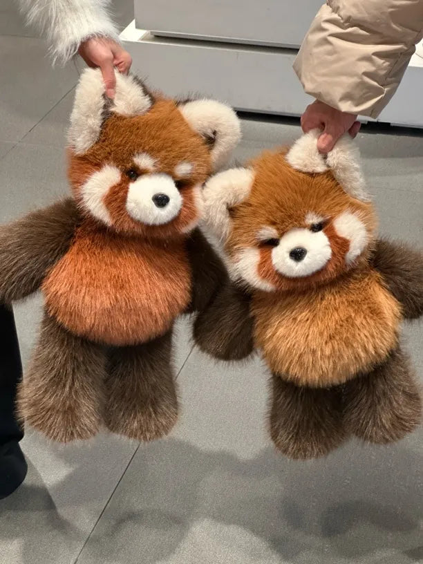 Cute Running Red Panda Stuffed Animal