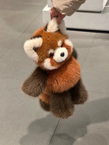 Cute Running Red Panda Stuffed Animal