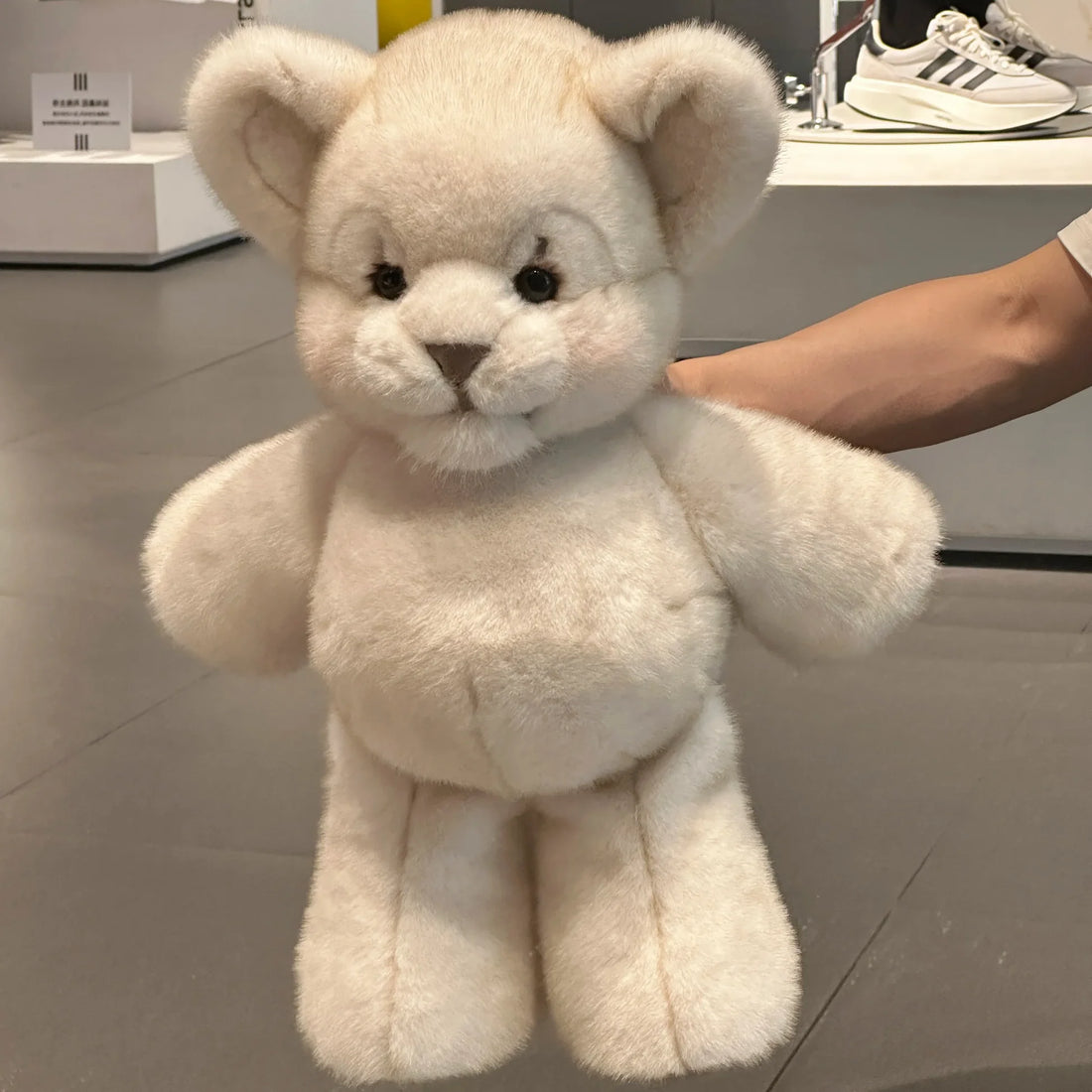 Cute White Lion Stuffed Animal