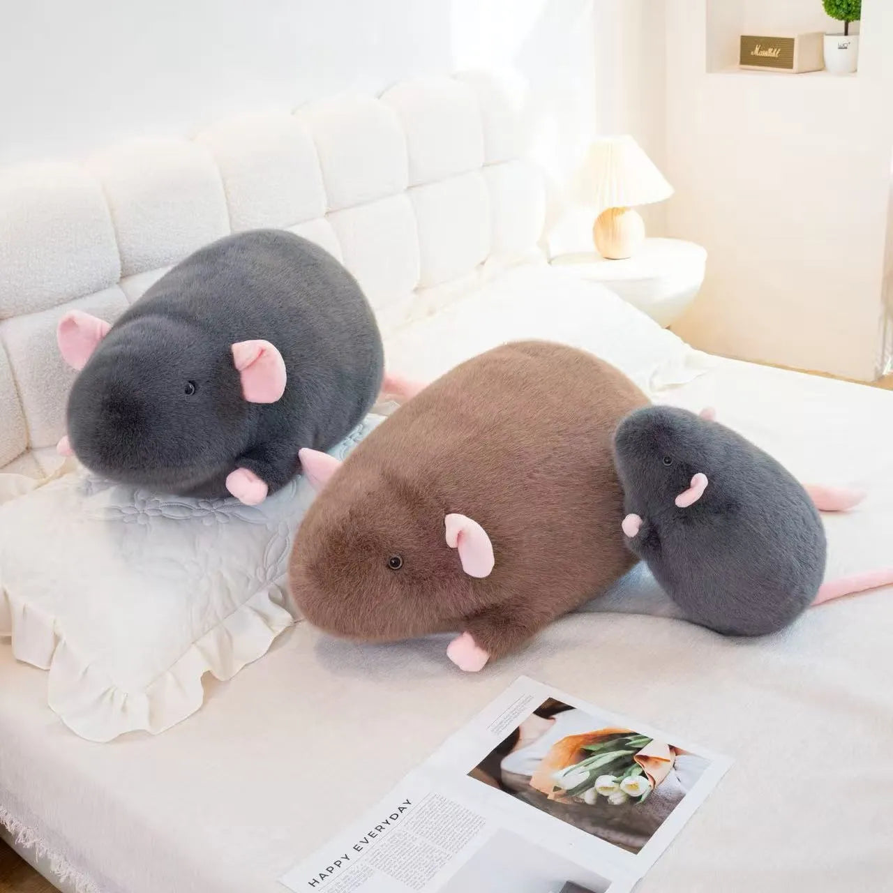 Cute Chubby Mouse Plush Toy