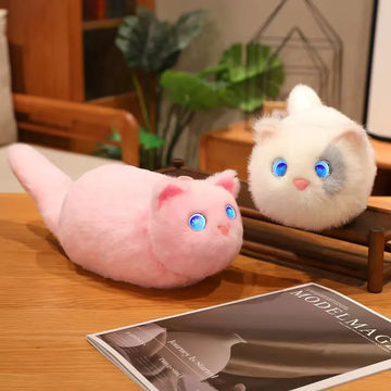 Cute AI Lying Cat Plush Toy