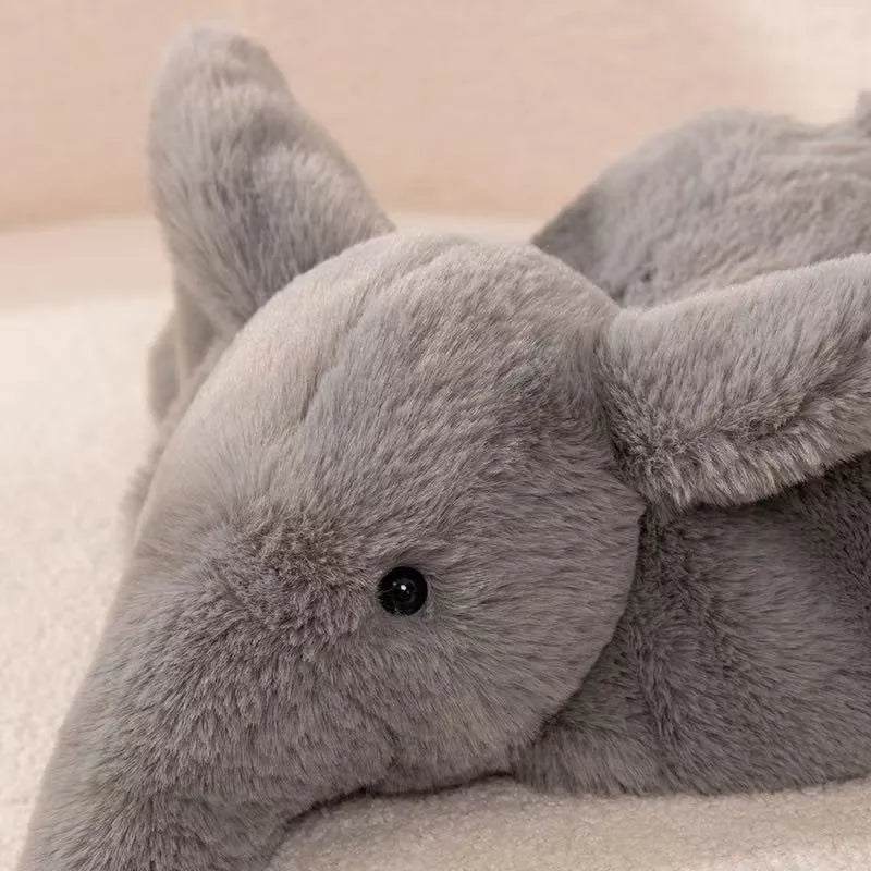 Cute LayDown Elephant Plush Toy