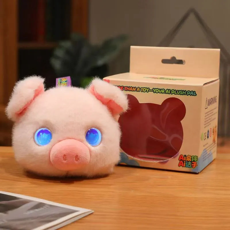 Cute AI Desk Buddy Pig Plush Toy