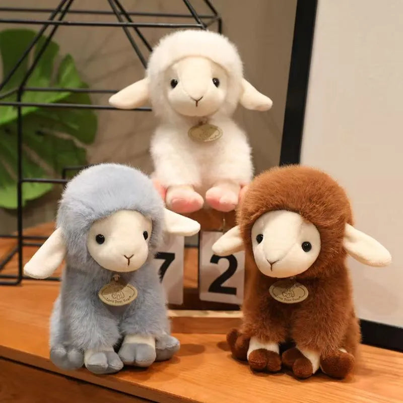 Cute Cloud Lamb Plush Keychain Charm