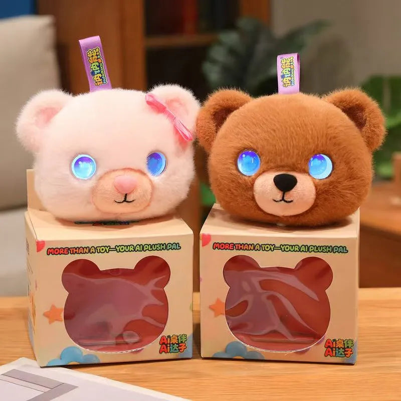 Cute AI Desk Buddy Couple Bear Plush Toy