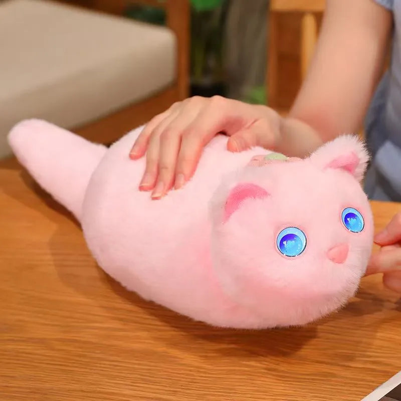 Cute AI Lying Cat Plush Toy