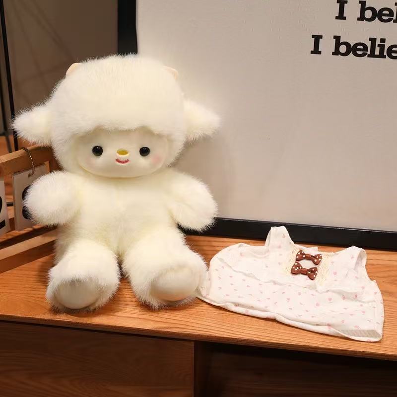 Cute Milky Fluff Lamb Plush Toy