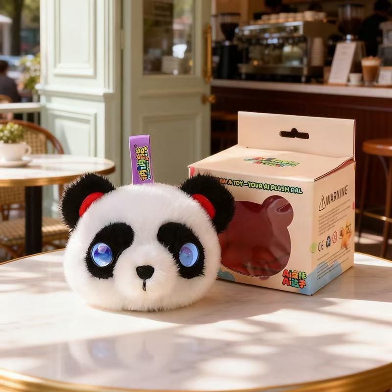 Cute AI Desk Buddy Panda Plush Toy