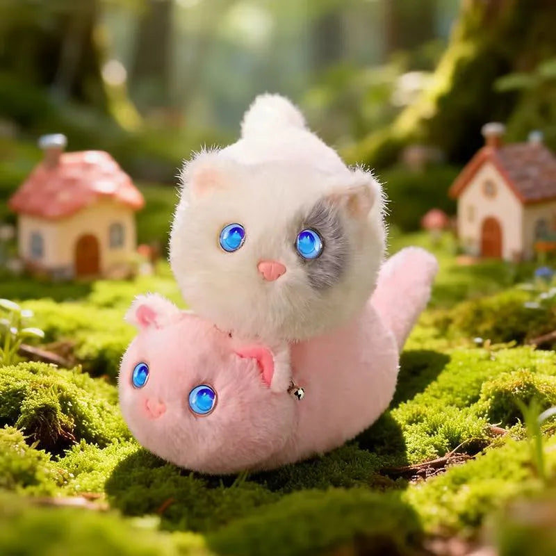 Cute AI Lying Cat Plush Toy