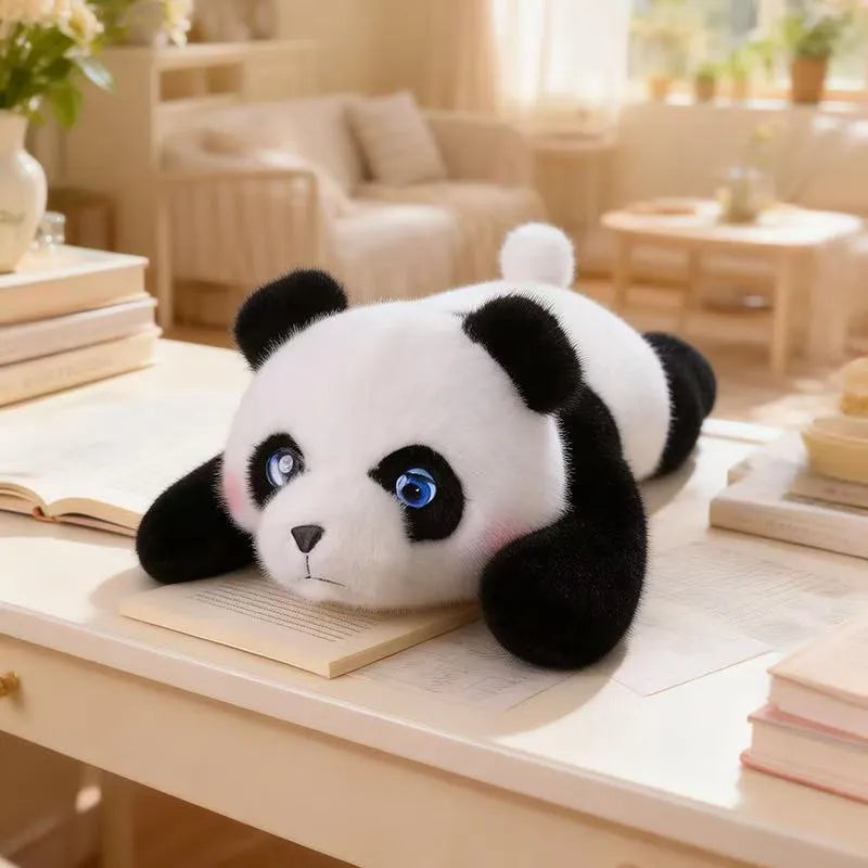Cute AI Lay‑Down Panda Plush