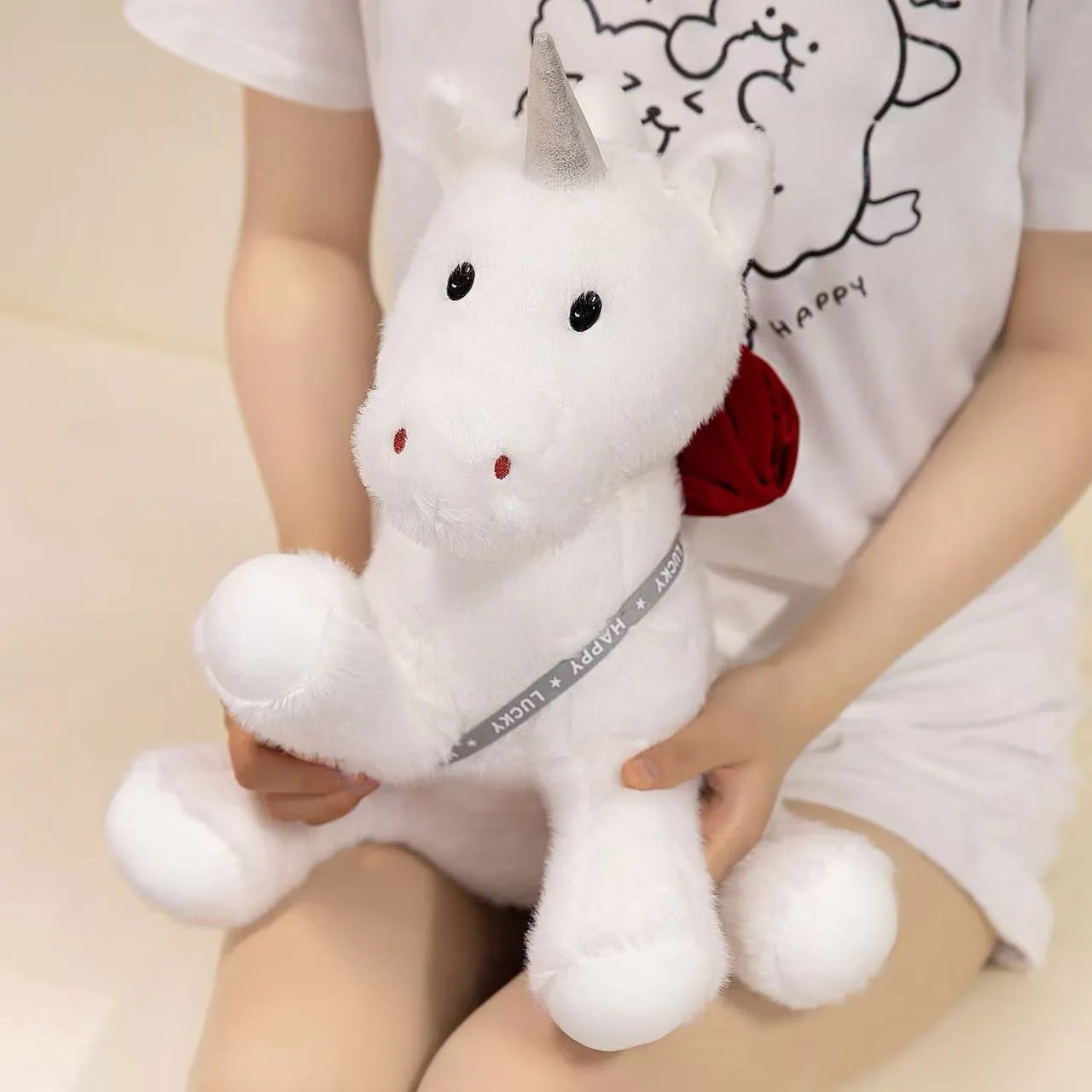 Cute Rose Unicorn Plush Toy