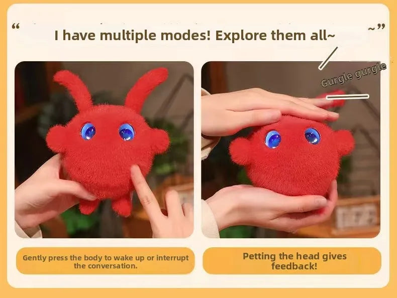 Cute AI Lobster Electronic Pet Plush Toy
