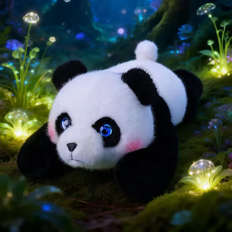 Cute AI Lay‑Down Panda Plush