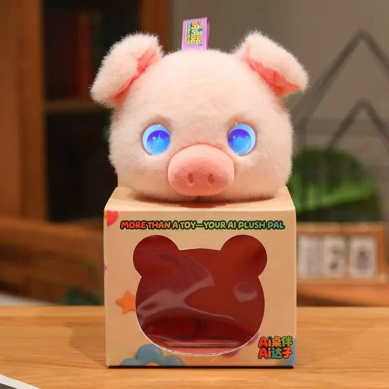 Cute AI Desk Buddy Pig Plush Toy