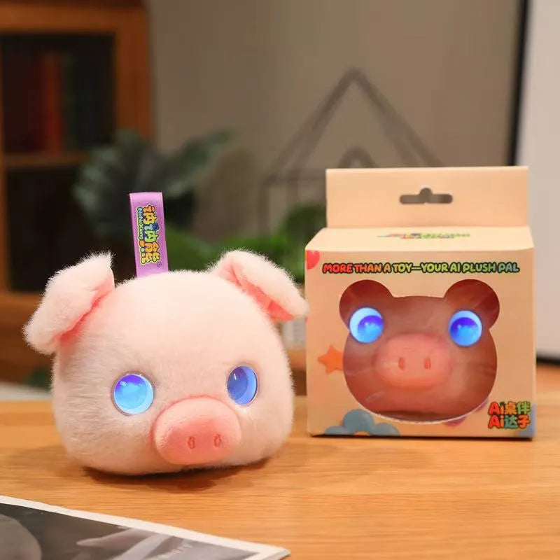 Cute AI Desk Buddy Pig Plush Toy