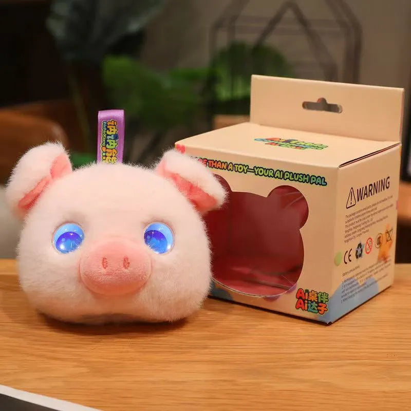Cute AI Desk Buddy Pig Plush Toy