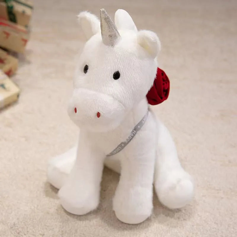 Cute Rose Unicorn Plush Toy