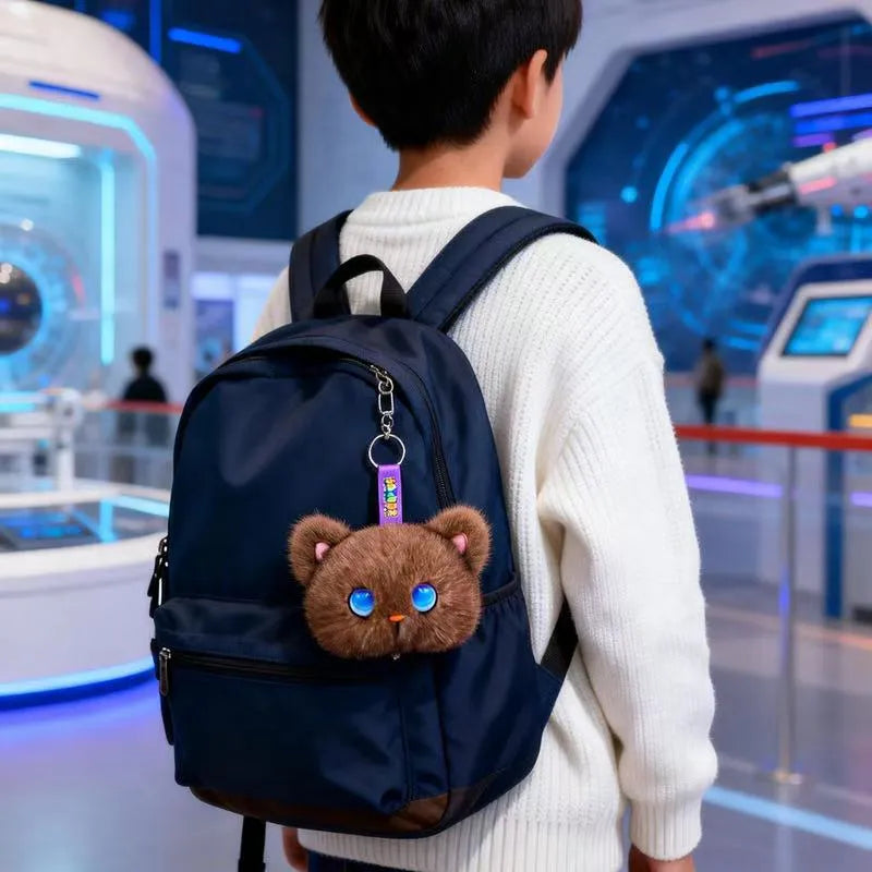Cute AI Desk Buddy Cat Plush Toy