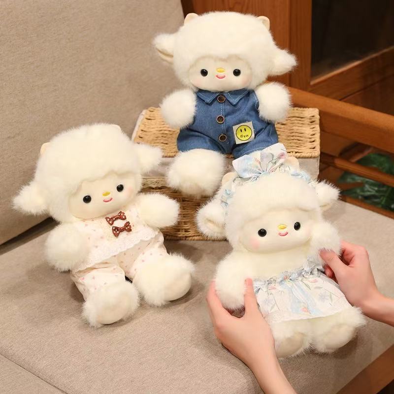 Cute Milky Fluff Lamb Plush Toy