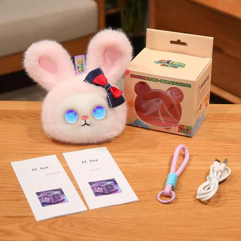 Cute AI Desk Buddy Bunny Plush Toy