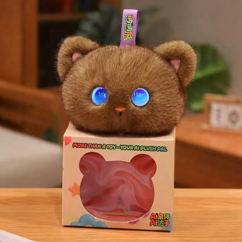 Cute AI Desk Buddy Cat Plush Toy