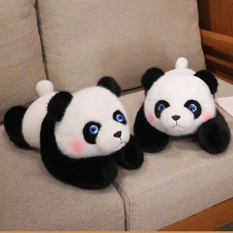 Cute AI Lay‑Down Panda Plush