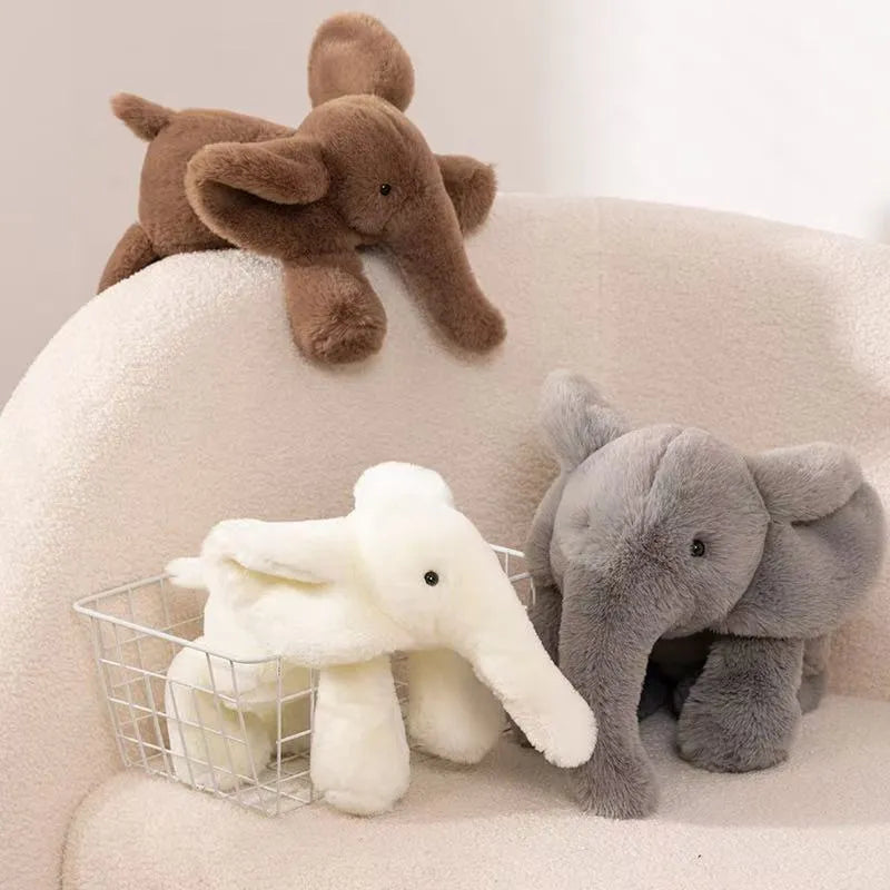 Cute LayDown Elephant Plush Toy