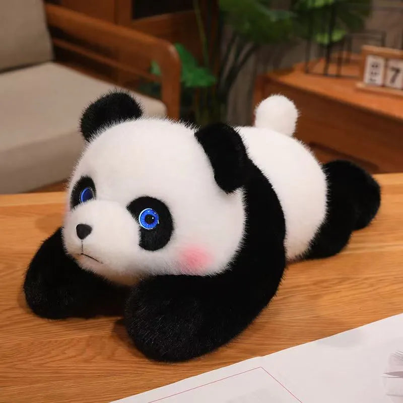 Cute AI Lay‑Down Panda Plush