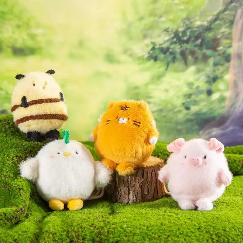 Cute Cartoon Mini Plush Charm