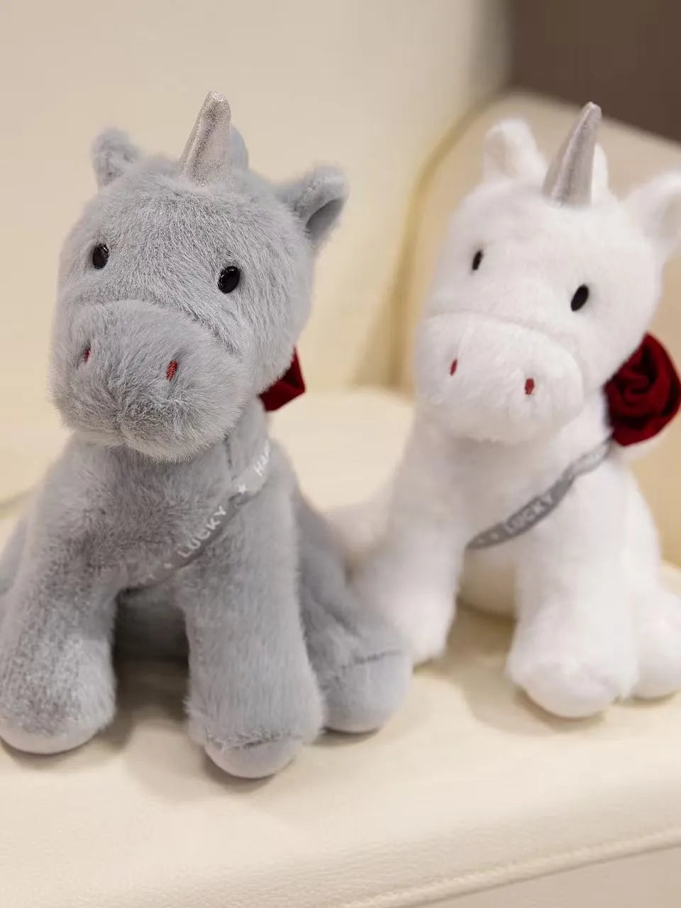 Cute Rose Unicorn Plush Toy