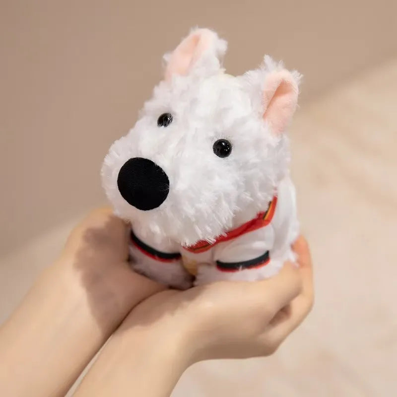 Cute Westie Puppy Keychain Plus