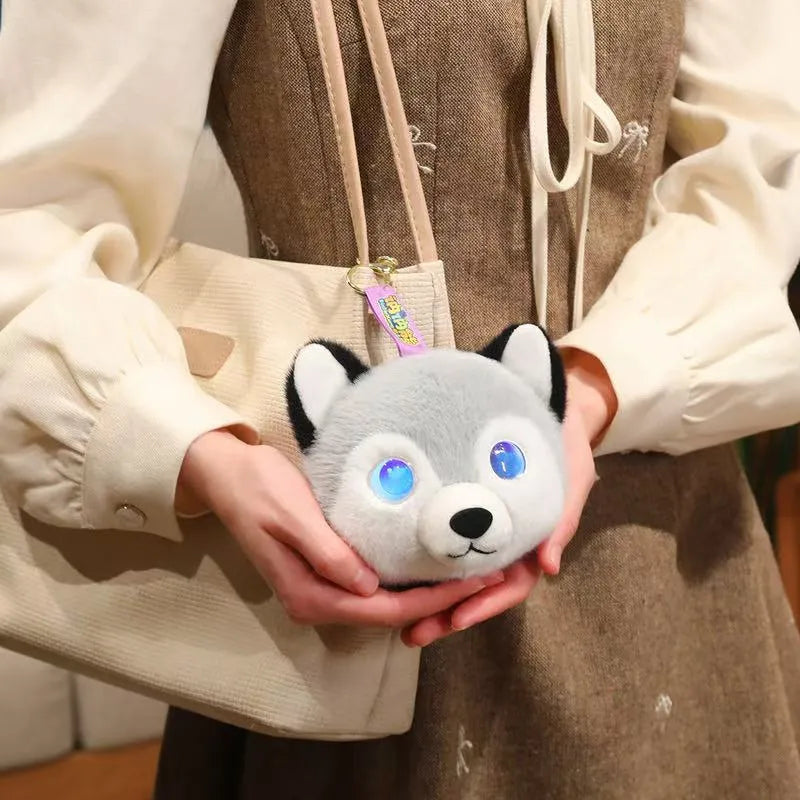 Cute AI Desk Buddy Husky Plush Toy