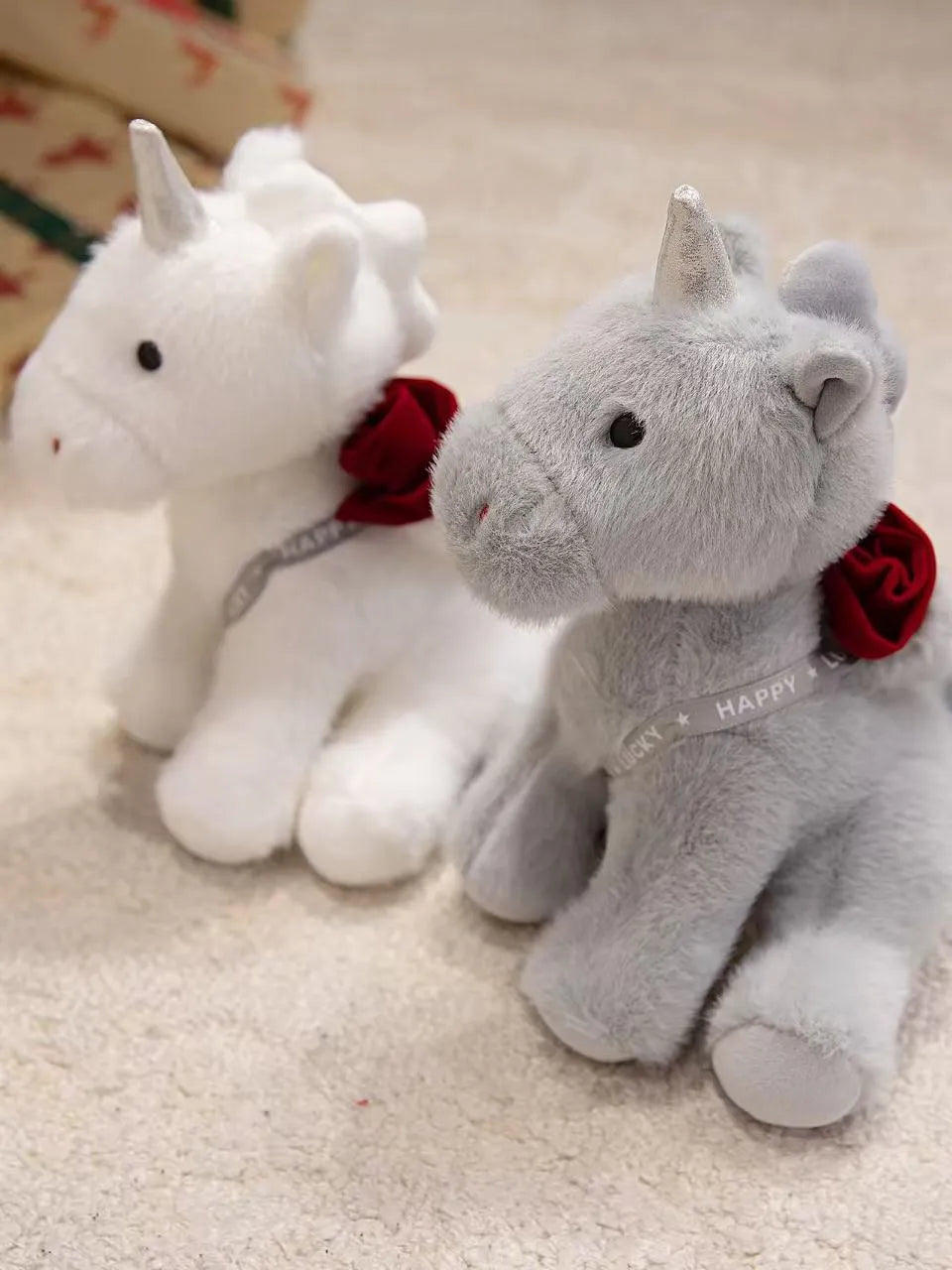 Cute Rose Unicorn Plush Toy