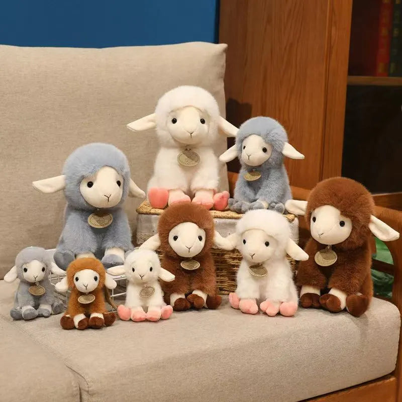 Cute Cloud Lamb Plush Keychain Charm