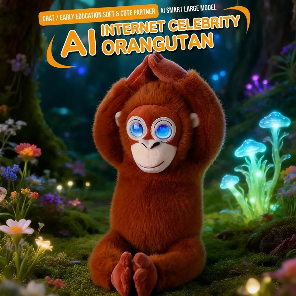 Cute AI Viral Orangutan Plush Toy